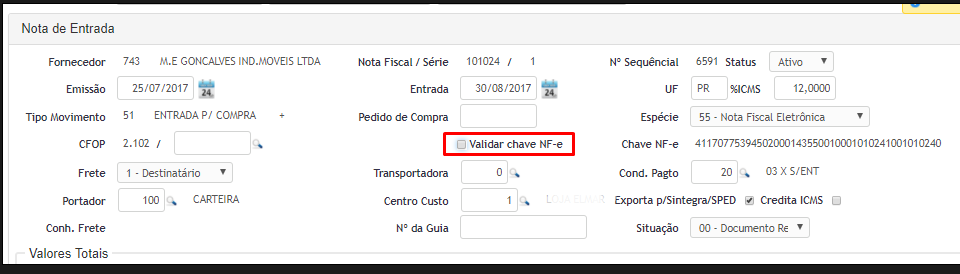 Como é formada a Chave de Acesso de uma NF-e, NFC-e, de um CT-e e um MDF-e?